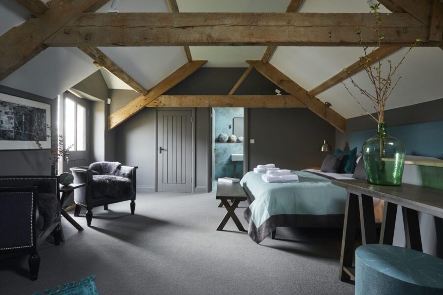 The Stables super king bedroom