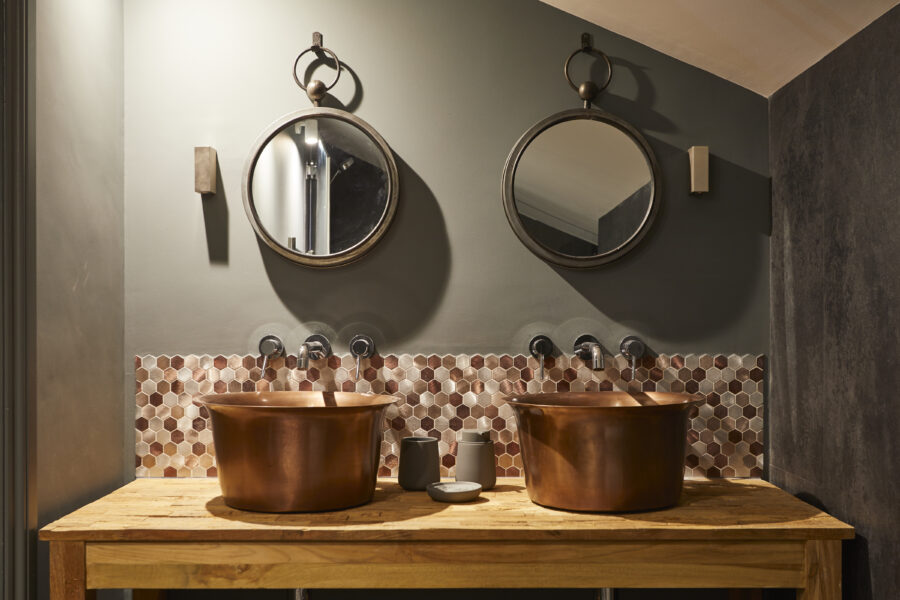 The Old Hay Barn Contemporary Bathroom Furnishings