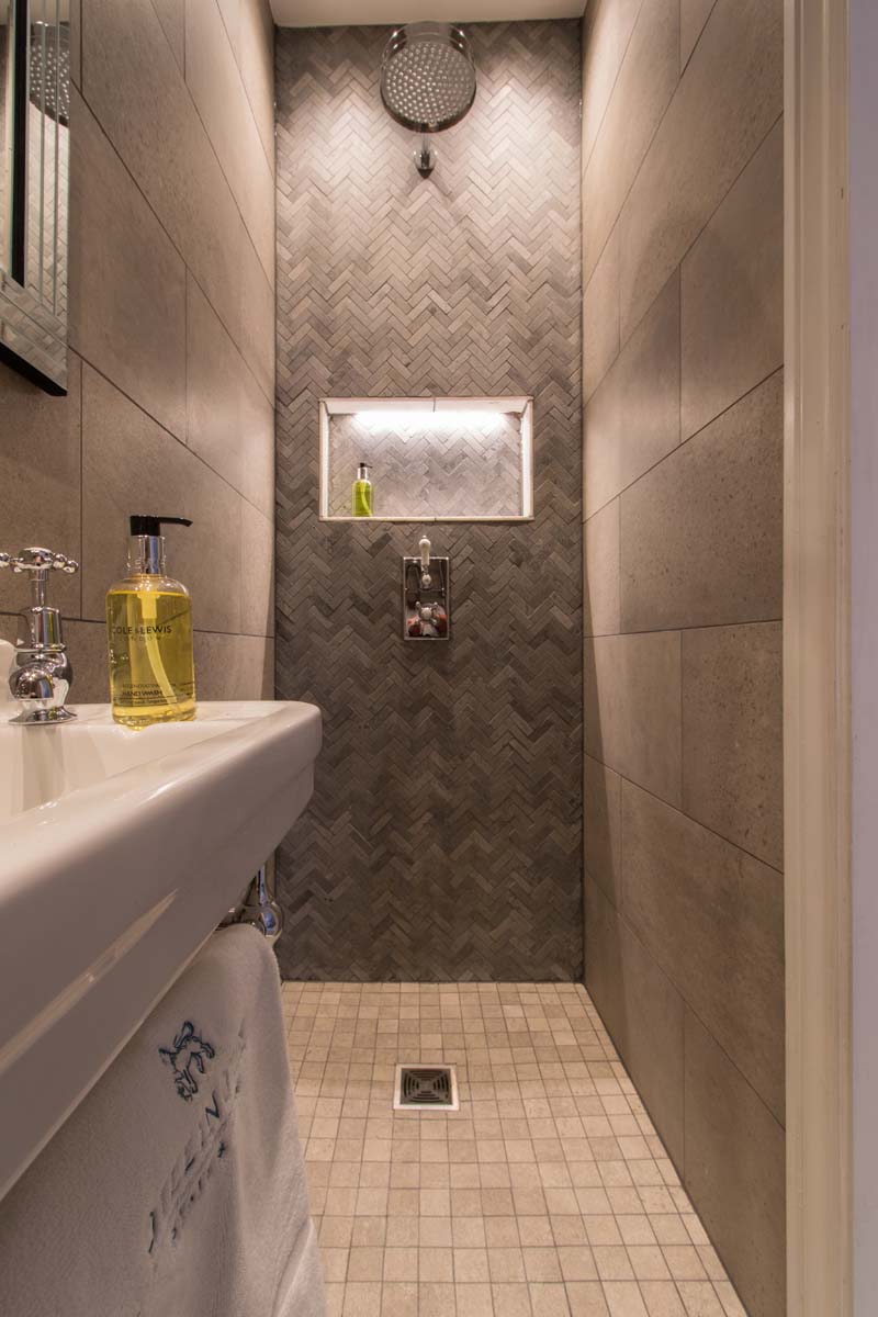 Modern walk in shower room