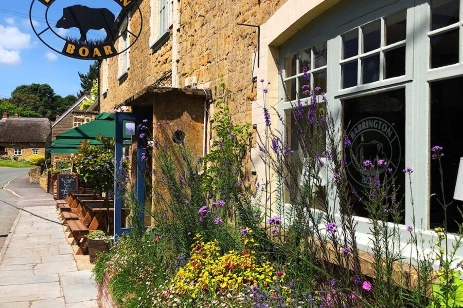exterior of local pub
