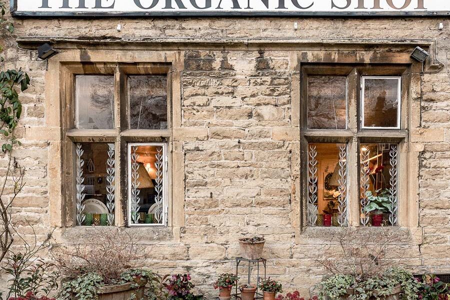 Cotswold stone shop front
